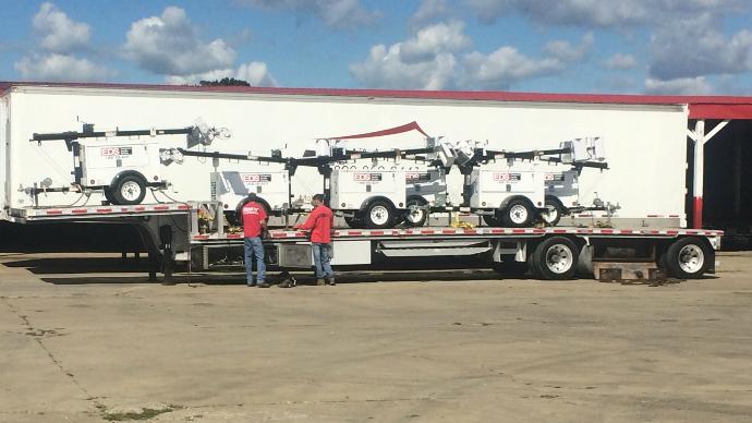 EDS members fixing the generators in Lexington, KY