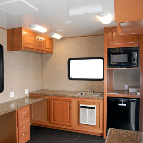 inside emergency trailer